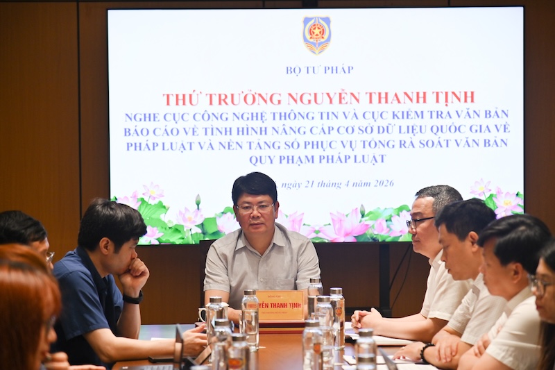 Chuẩn bị công bố phiên bản mới của cơ sở dữ liệu quốc gia về pháp luật năm 2026